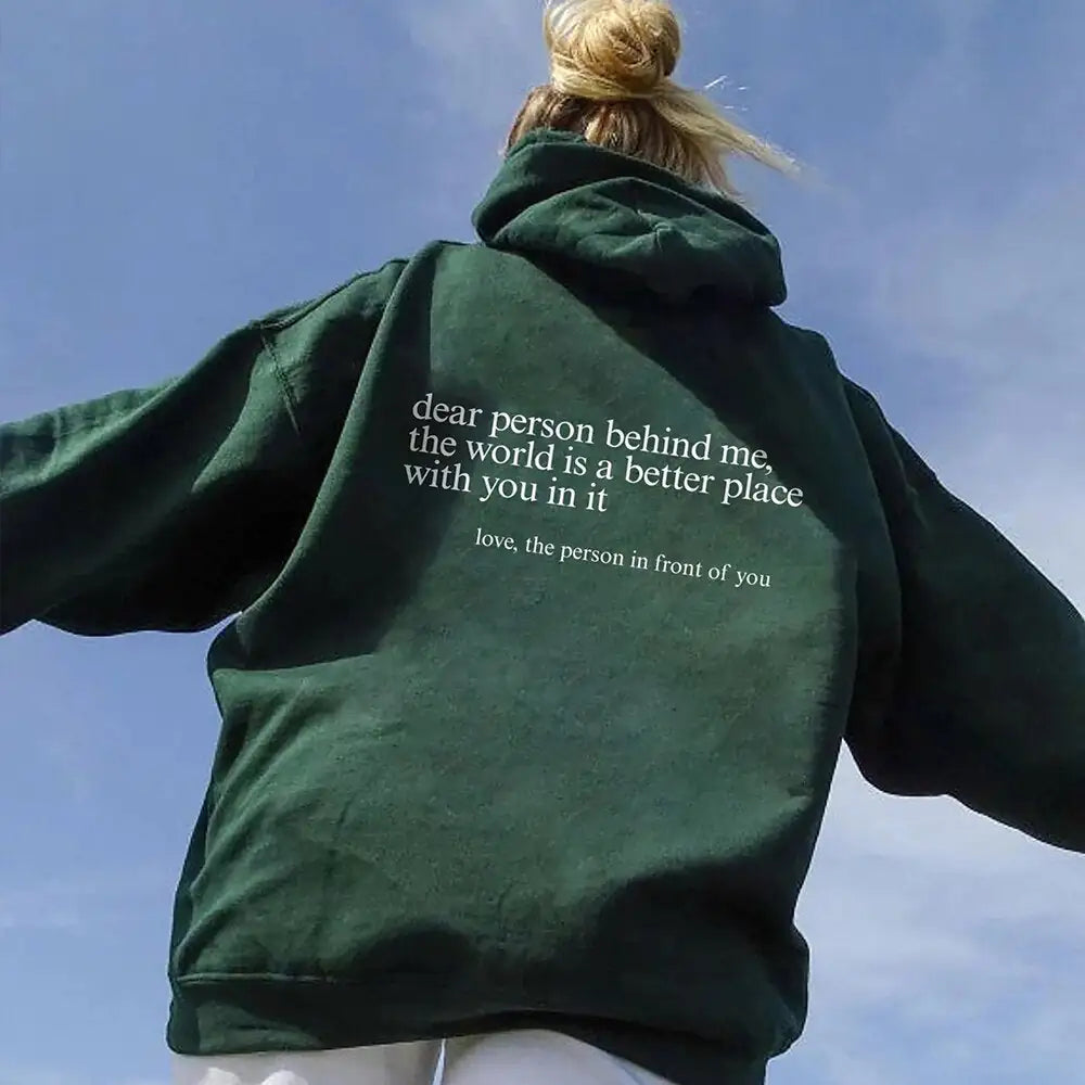 COZY© "Dear Person behind Me" Hoodie