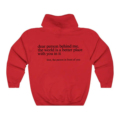 COZY© "Dear Person behind Me" Hoodie