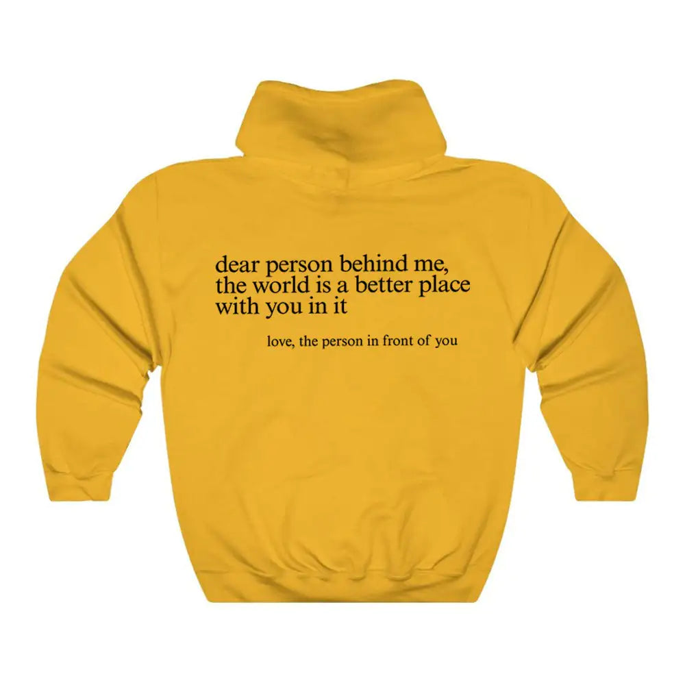 COZY© "Dear Person behind Me" Hoodie