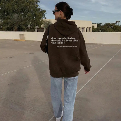 COZY© "Dear Person behind Me" Hoodie